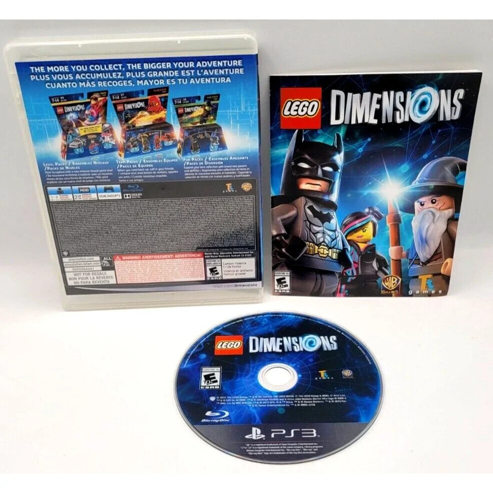 Lego Dimensions PS3 Playstation 3 2015 Complete In Box‎ CIB